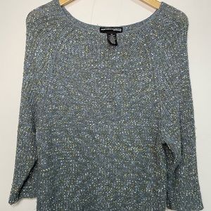Used blue and yellow Norton Mcnaughton sweater size 1x